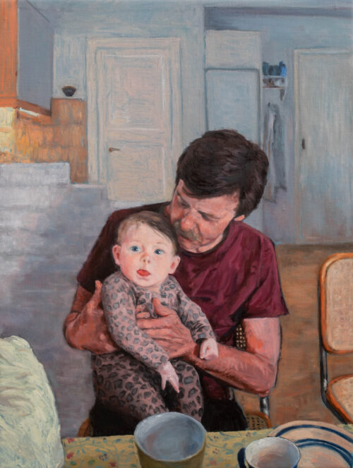 Morten Tofte Frida & Christen 2021 Oil on canvas